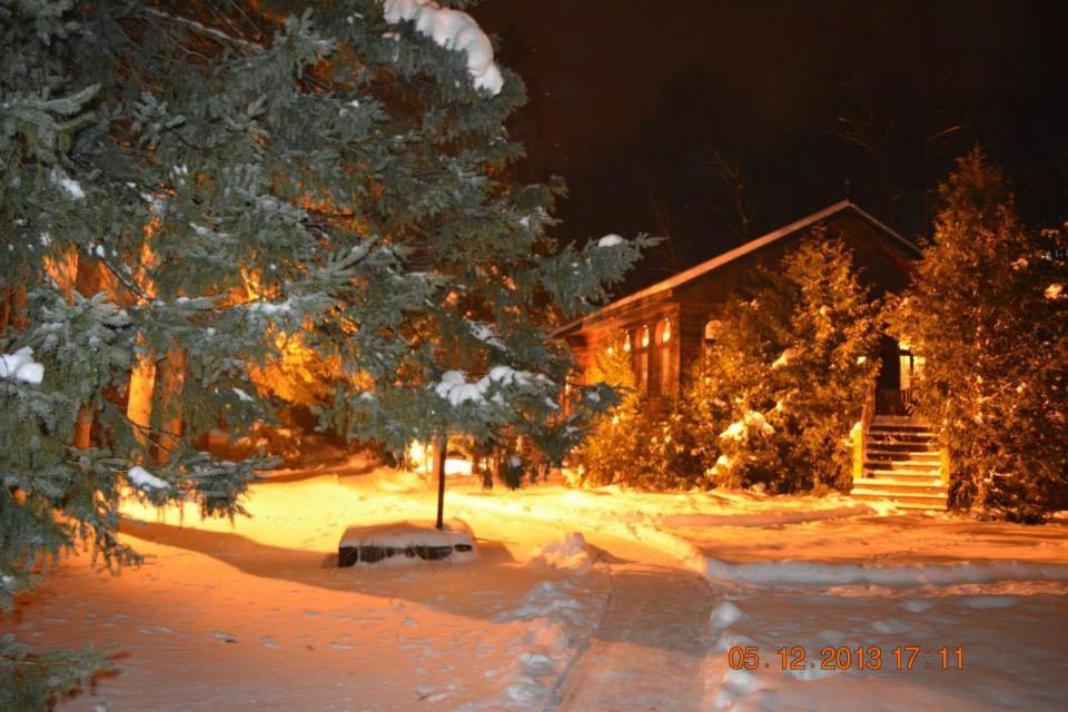 Chalet Alpine Sainte-Adele Exterior photo